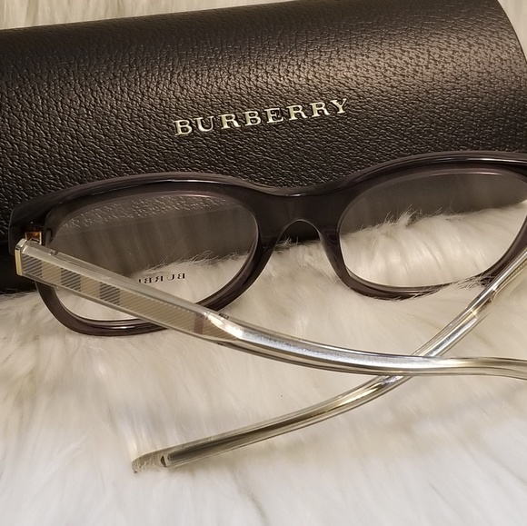 Burberry Rx Eyeglasses 53mm Black/DarkGray Optical - Picture 7 of 7